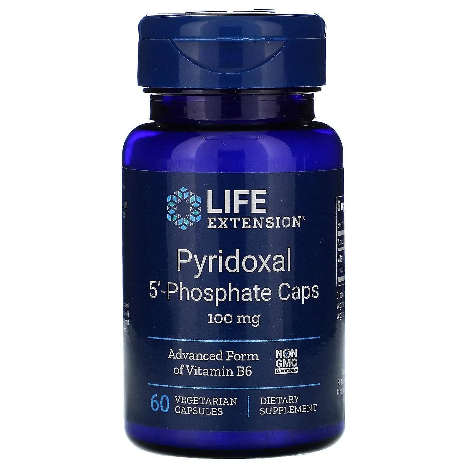 Life Extension Pyridoxal 5-Phosphate 100 Mg Vegetarian Capsules, 60-Count (120)