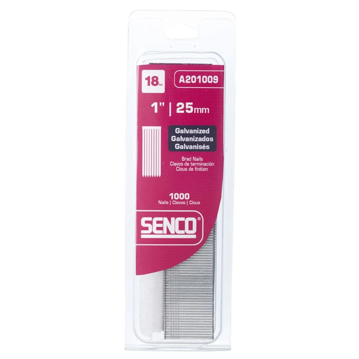 Senco Brad Nails, Galvanized, 18 GA