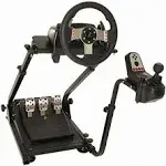 Marada G920 Racing Steering Wheel Stand with Shifter Mount Fit for Thrustmaster, PXN, Logitech G29, G923 Height Adjustable Sim Frame Wheel & Pedal & Gear Lever NOT Included(Only Stand)