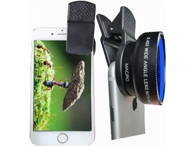 Peanutech Fisheye Lens iPhone Phone Camera Lens Kit Wide Angle Macro for iPhone ...