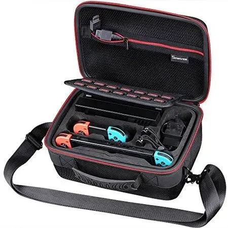 Smatree Carrying Case For Nintendo Switch,Hard Shell Portable Travel Case For