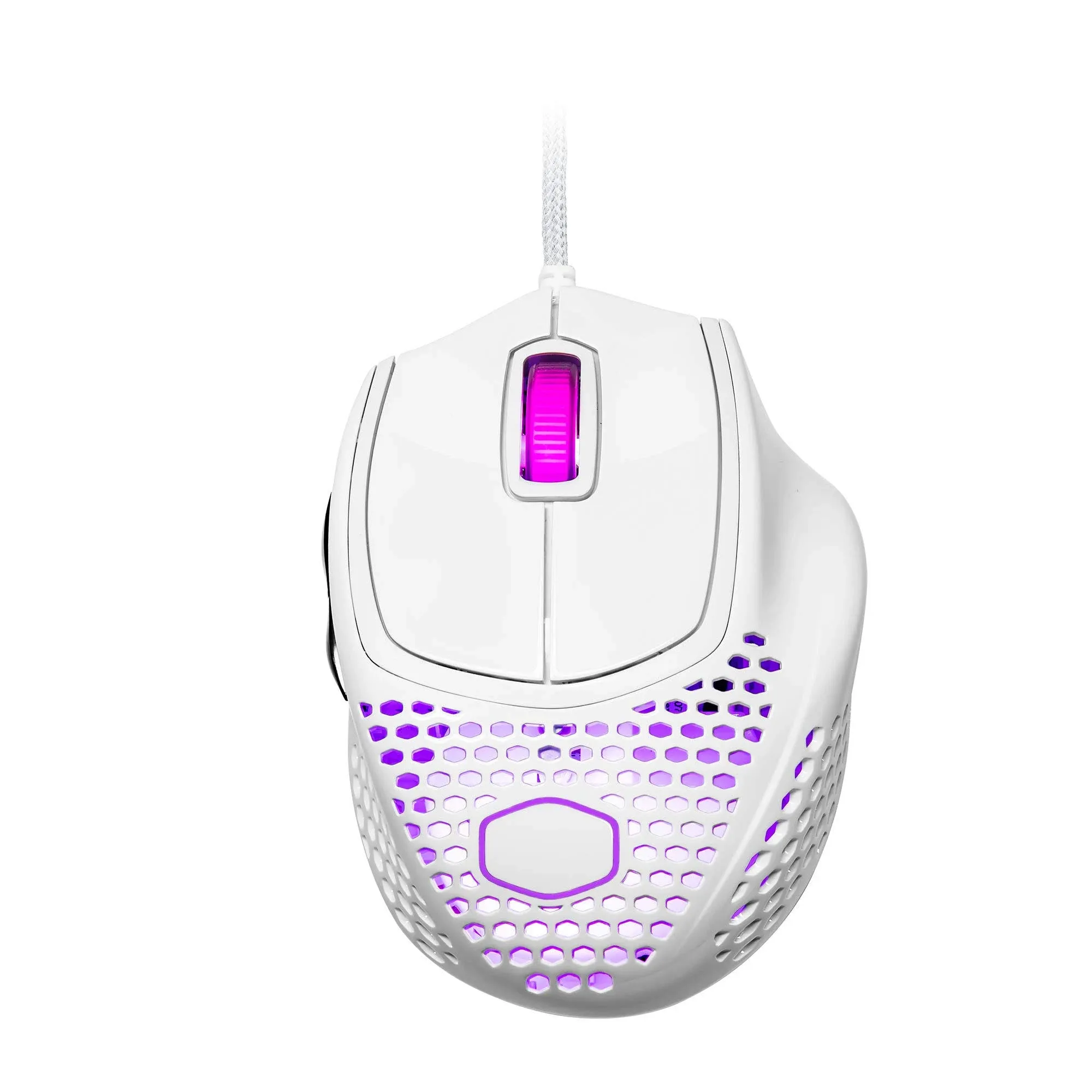 MM720 RGB-LED Claw Grip Wired Gaming Mouse - Ultra Lightweight 49G Honeycomb She