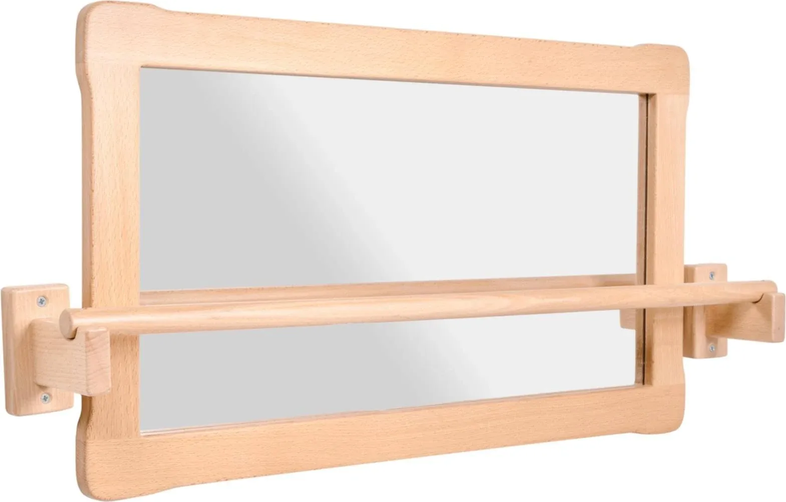 WoodJoy Wooden Montessori Baby Big Mirror