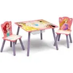 Disney Licensed Children's Table and Chairs Set, Pink, Composite