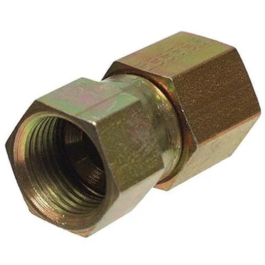 Apache 39006175 1/2" Female JIC Swivel x 1/2" Female Pipe Hydraulic Adapter (Style 6506)