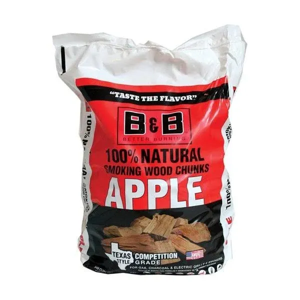 Apple Wood Smoking Chunks, 549 cu. in.