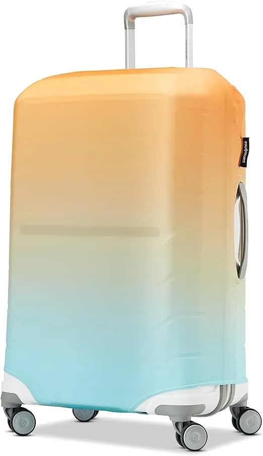 Samsonite Printed Luggage Cover, Blue/Orange Ombre