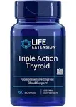 Life Extension, Triple Action Thyroid, 60 Capsules