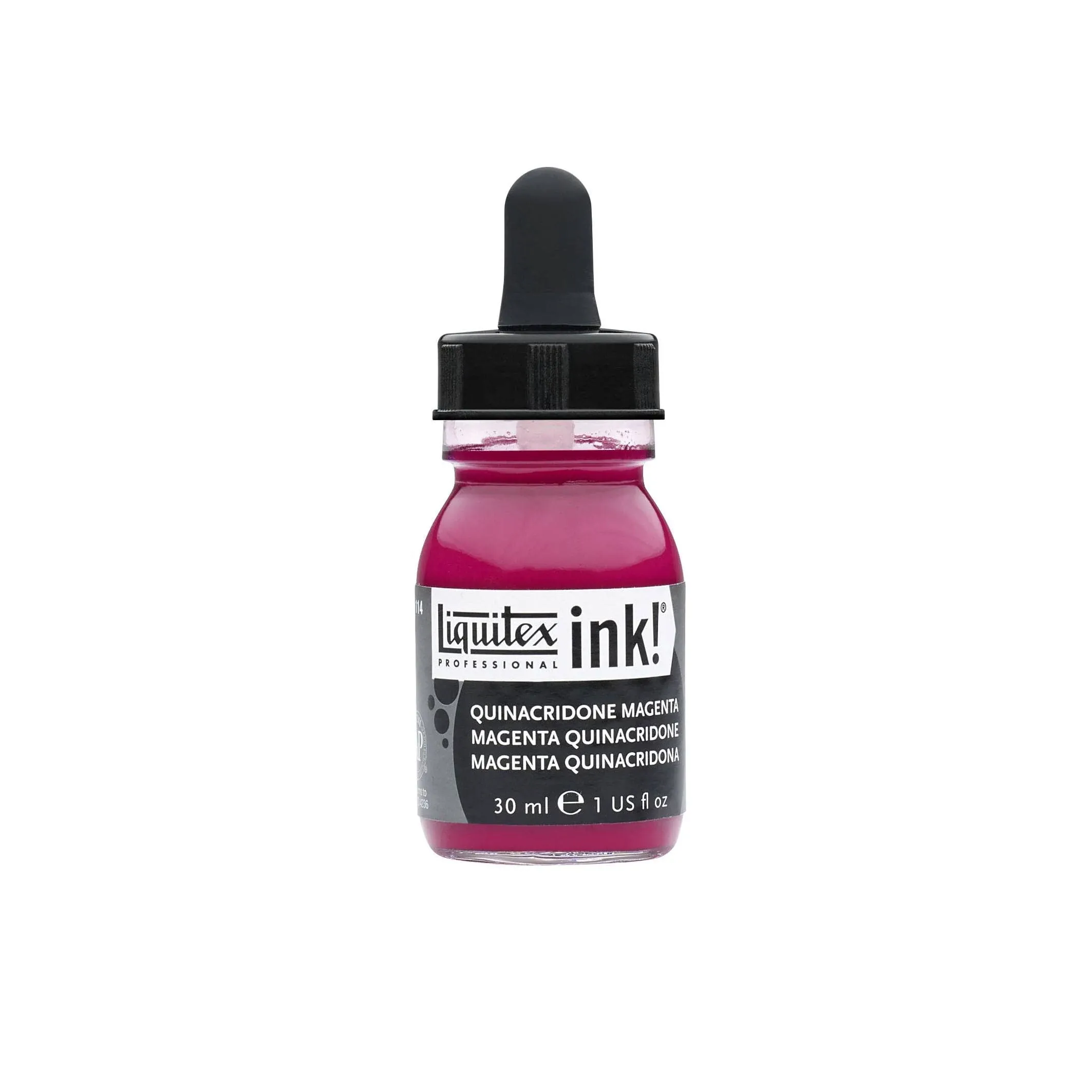 Liquitex Professional Acrylic Ink - 30 ml, Quinacriadone Magenta