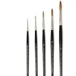 Winsor & Newton Series 7 Kolinsky Sable Brush, Round SH #2, Brown