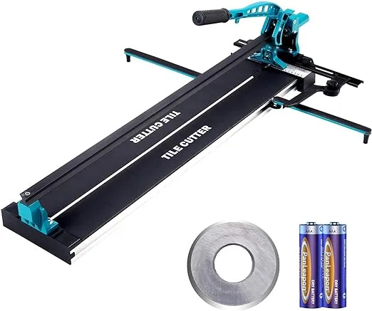 VEVOR Manual Tile Cutter, 40 inch, Porcelain Ceramic Tile Cutter with Tungsten Carbide Cutting Wheel, Infrared Positioning, Anti-Skid Feet, Durable Rails for professional installers or beginners