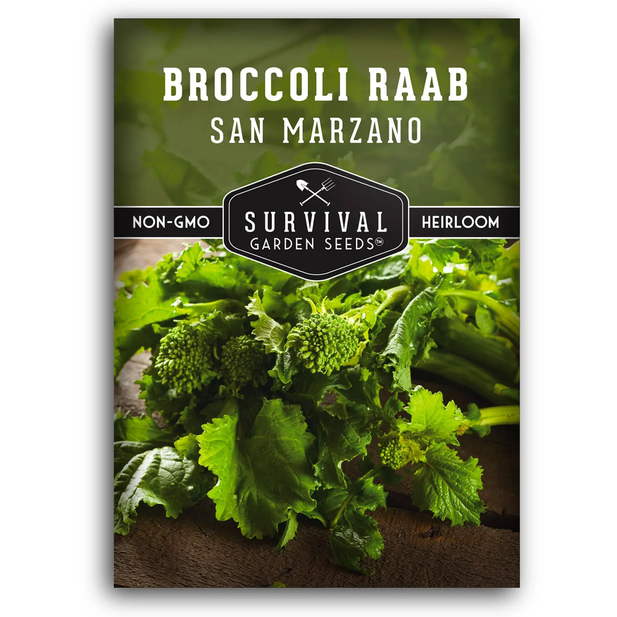 San Marzano Broccoli Raab Seeds - Grow Rapini 1 Packet