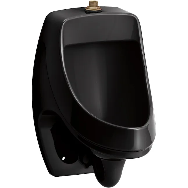 Kohler K-5452-ET Dexter Washdown Wall-Mount 0.125 GPF Urinal with Top Spud Black