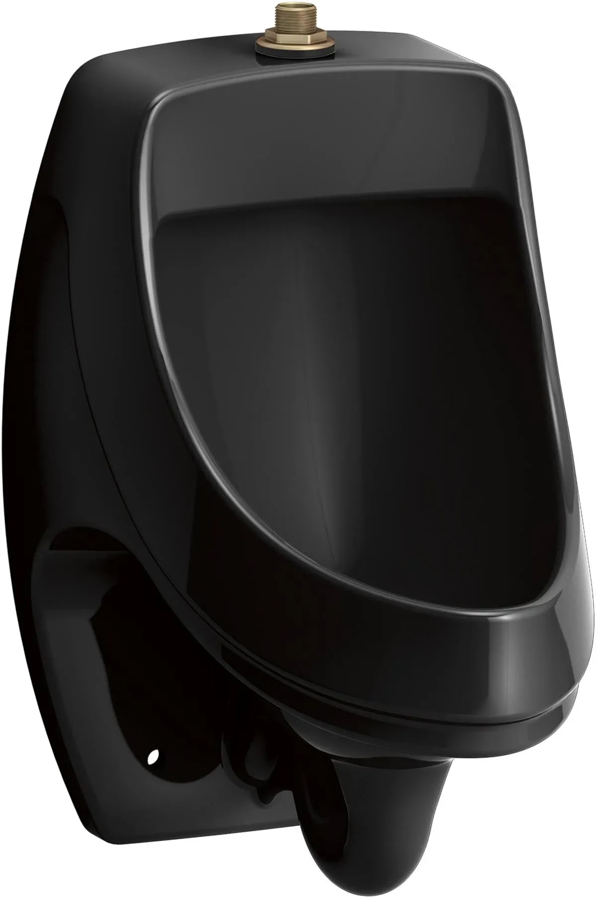 Kohler K-5452-ET Dexter Washdown Wall-Mount 0.125 GPF Urinal with Top Spud Black