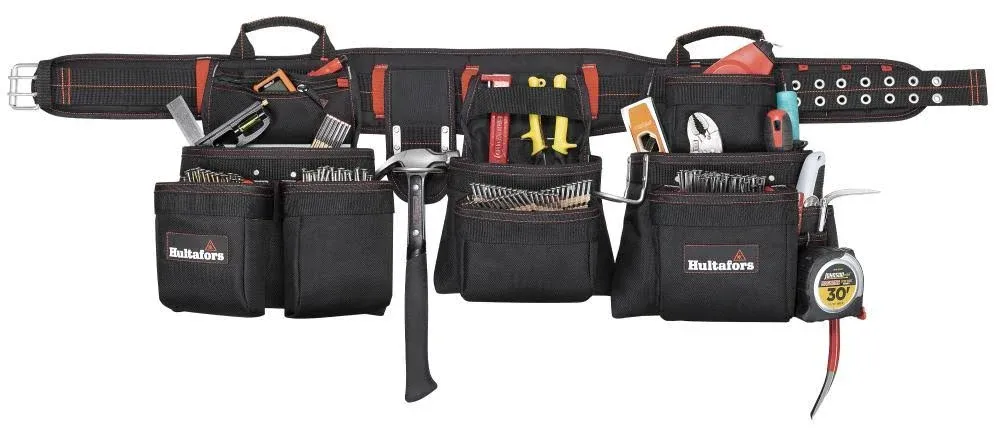  Work Gear HT5652 Professional&#039;s Carpenter&#039;s Combo Apron, Heavy Duty Ballistic 