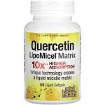 Natural Factors Quercetin LipoMicel Matrix Higher Absorption 60 Liquid Softgels