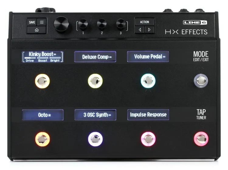 Line 6 HX Effects Multi Pedal Black