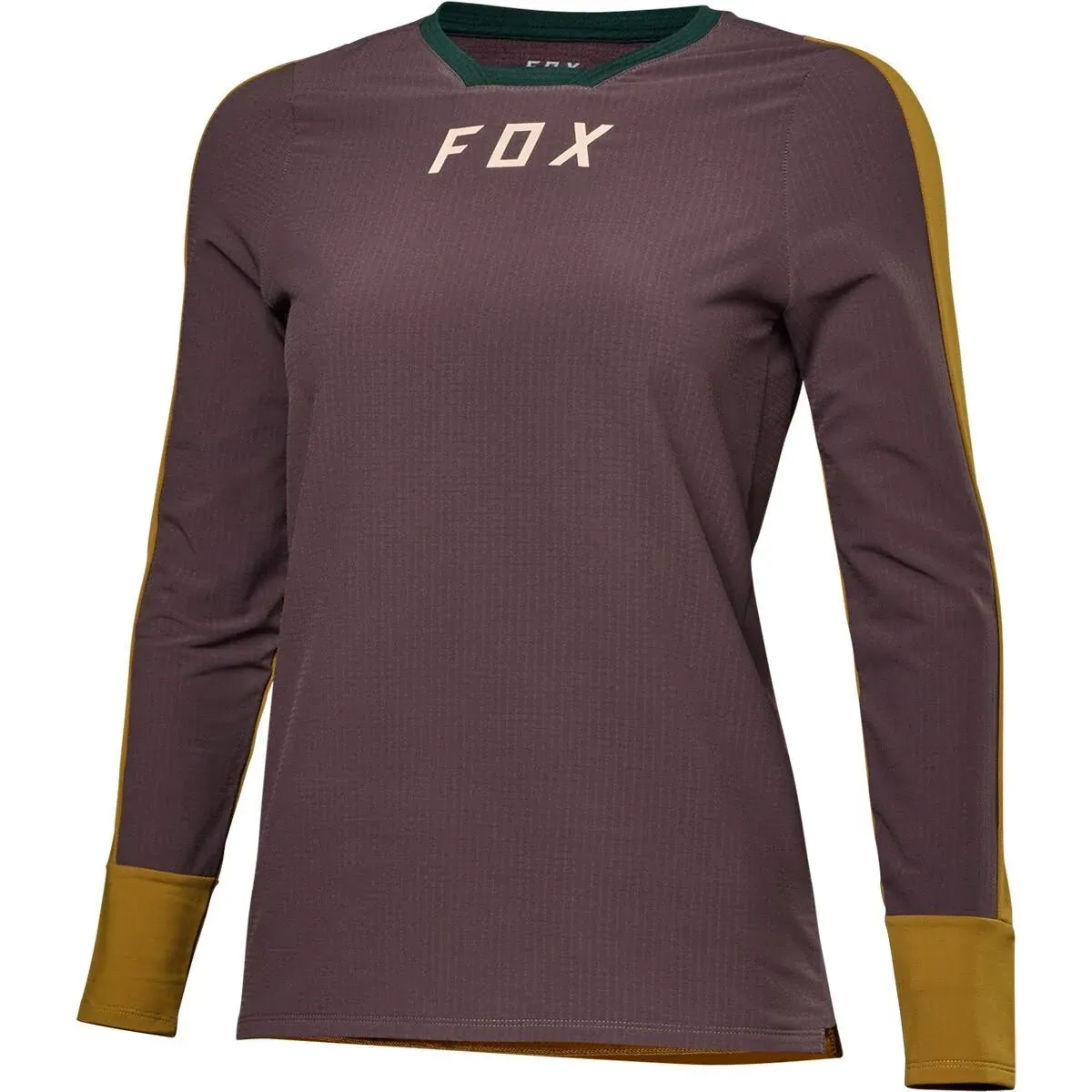 Fox Racing Defend Thermal Womens LS MTB Mountain Bike Jersey Matte Rootbeer SM