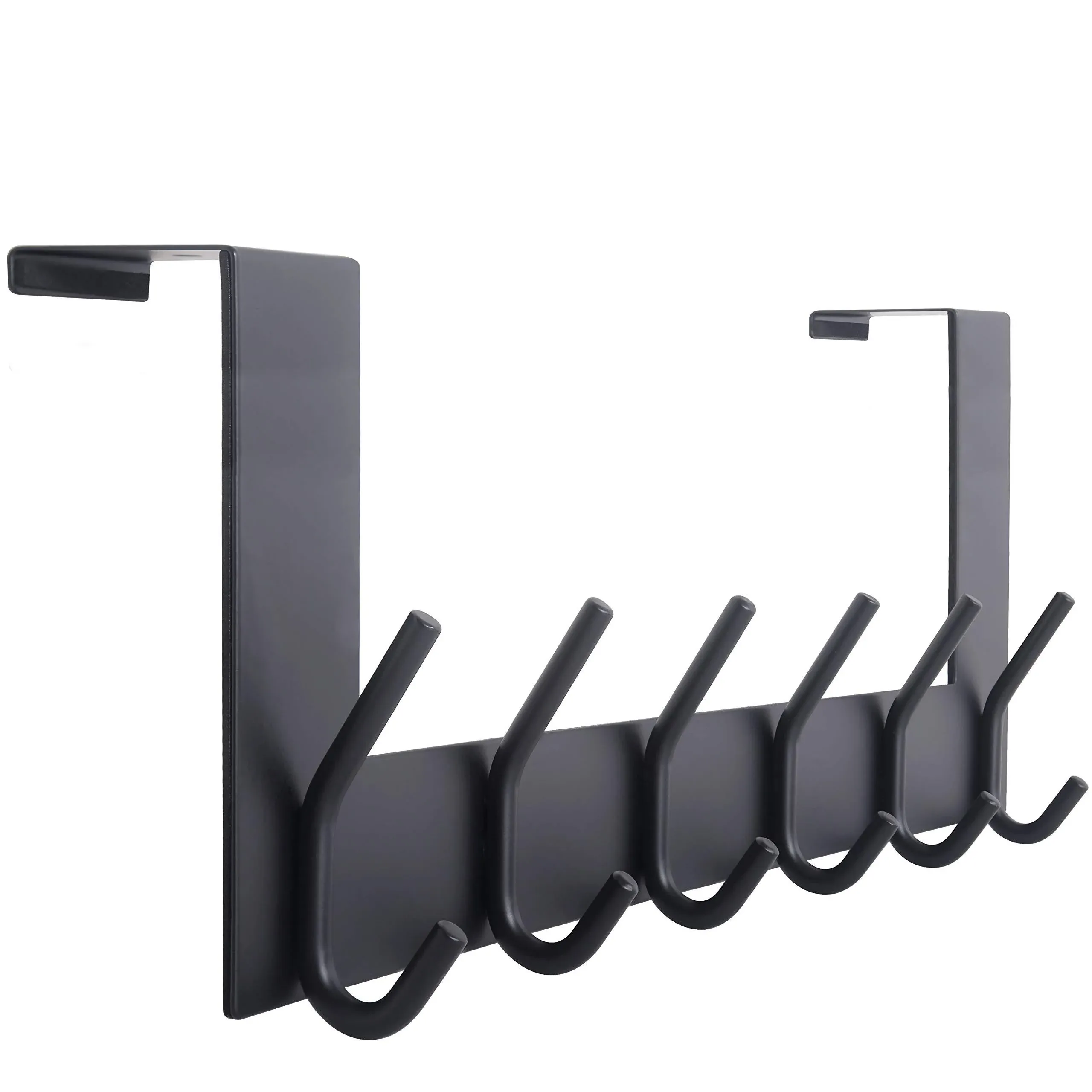 WEBI Over The Door Hook Door Hanger:Over The Door Towel Rack with 6 Coat Hooks ...