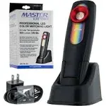 Master Elite - LED Color Matching Light, 500 Lumen - Exact Paint Color Match, Replicates Natural Sunlight for Perfect Match - 3 Color Temperatures, Handheld Rechargeable Work Light,Bodyshop Repair