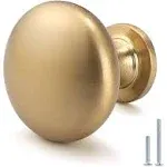 NWT set of 20 aged brass drawer knobs (my160)