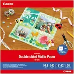 Canon Double-Sided Matte Photo Paper (12 x 12", 30 Sheets)