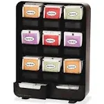 9 Removable Drawers Tea Bag Holder And Condiment Organizer Black