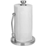 SMARTAKE Paper Towel Holder, Stainless Steel Standing Paper Towel Organizer Roll Dispenser for Kitchen Countertop Home Dining