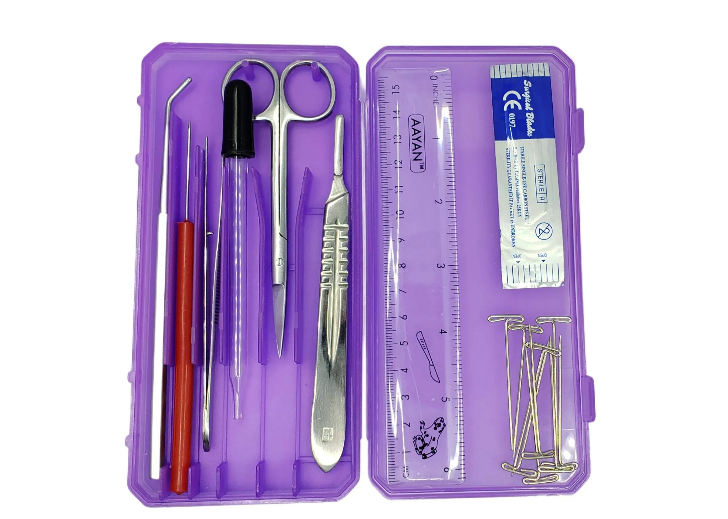 Dr Instruments Precision Plus Dissection Kit - 24-Piece Biology Kit - 9 Stainless ...