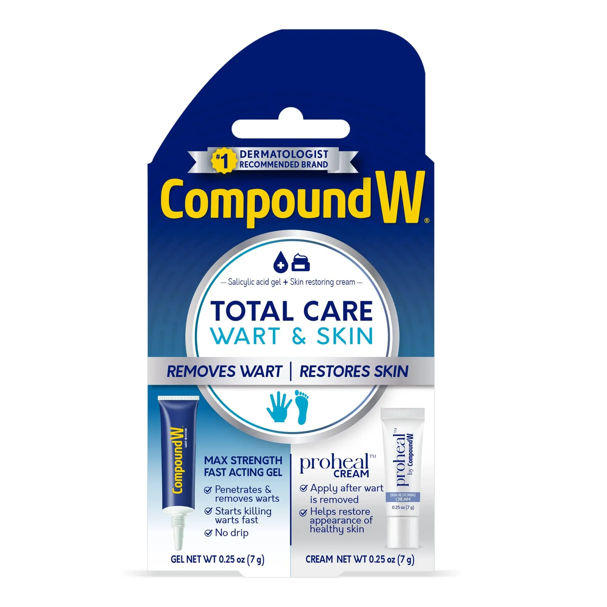 Compound W Total Care Fast Acting Gel & Proheal Cream