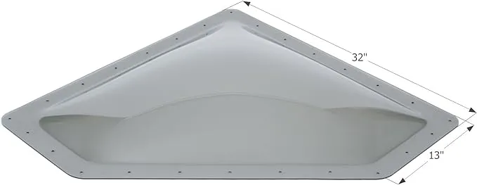 Icon Skylight 12112 4 Inch High Bubble Type Dome; Neo Angle