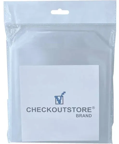 CheckOutStore Stamp & Die & Stencil Clear Storage Pockets (6 3/4 x 6 3/4)