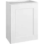 Design House 561555 24 x 18 x 12 in. Brookings Wall Cabinet White Shaker