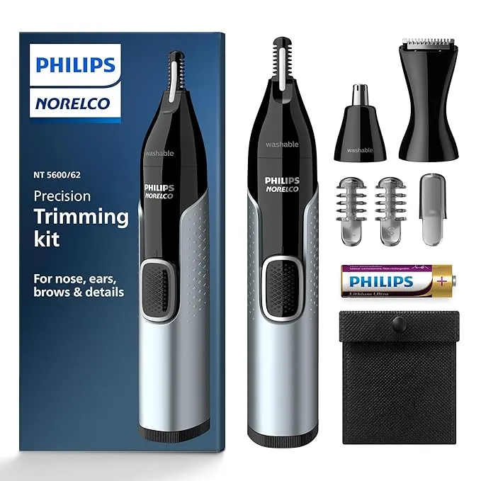 Philips Norelco - Nose Trimmer - Black/Silver