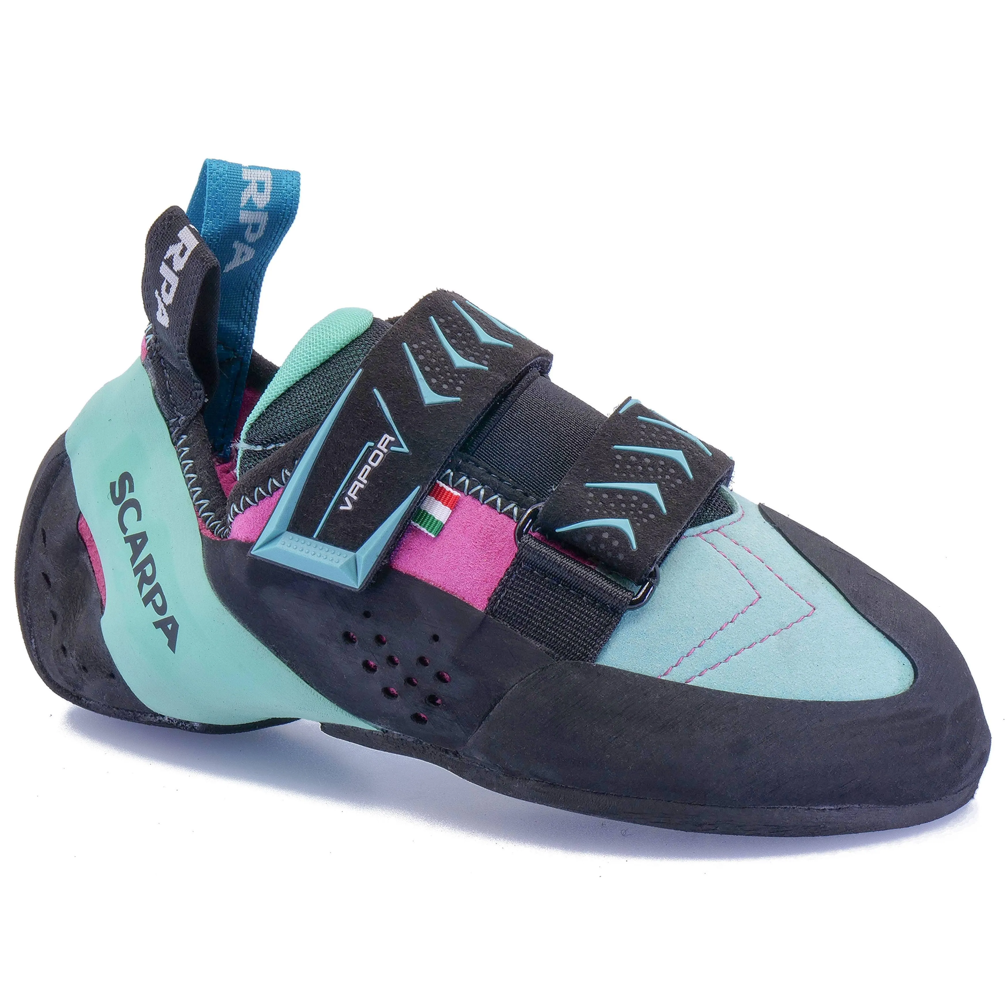 Scarpa Vapor V Climbing Shoes Blue Pink Women - 35