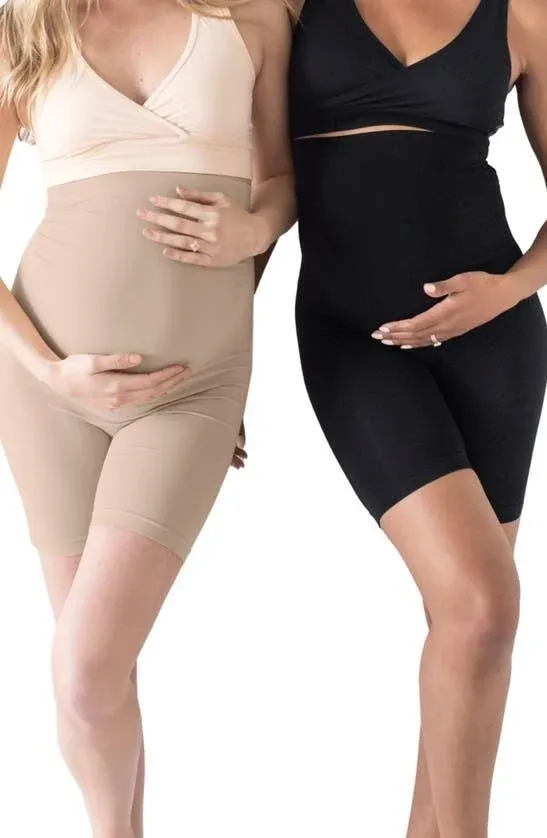 Kindred Bravely Bamboo Seamless No Rub Maternity Shorts 2 Pack