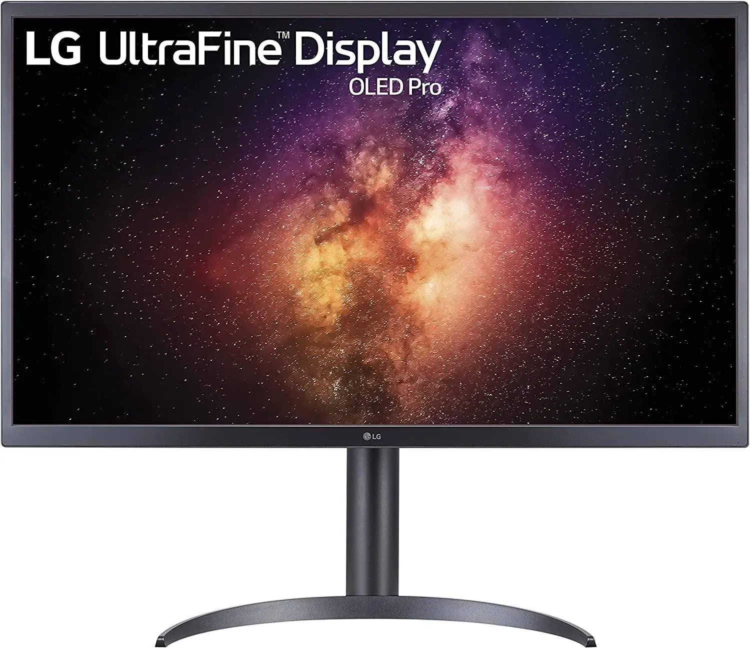 LG 32EP950-B 32” Ultrafine UHD (3840 x 2160) OLED Pro Display with Adobe RBG 99% / DCI-P3 99%, VESA Display HDR 400 True Black, 1M:1 Contrast Ratio and Tilt/Height/Pivot Adjustable Stand - Black