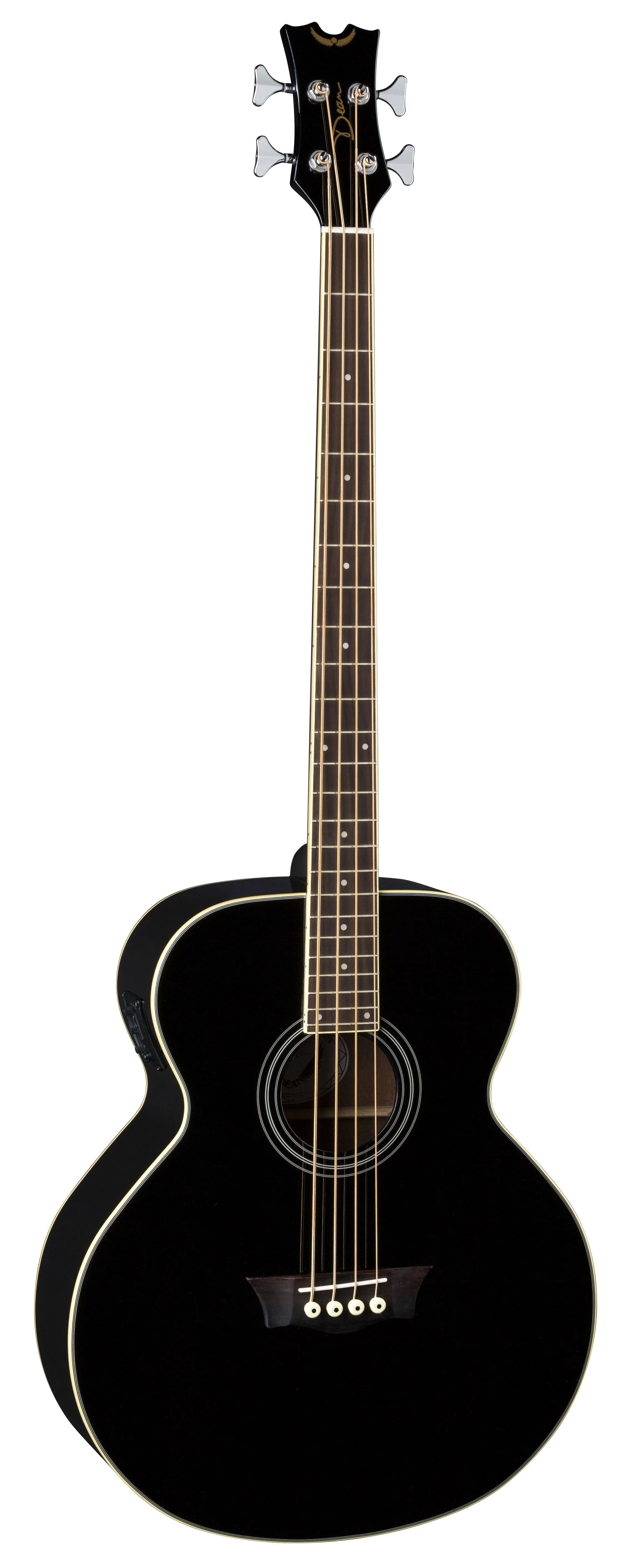 Dean EAB Acoustic-Electric Bass, Classic Black