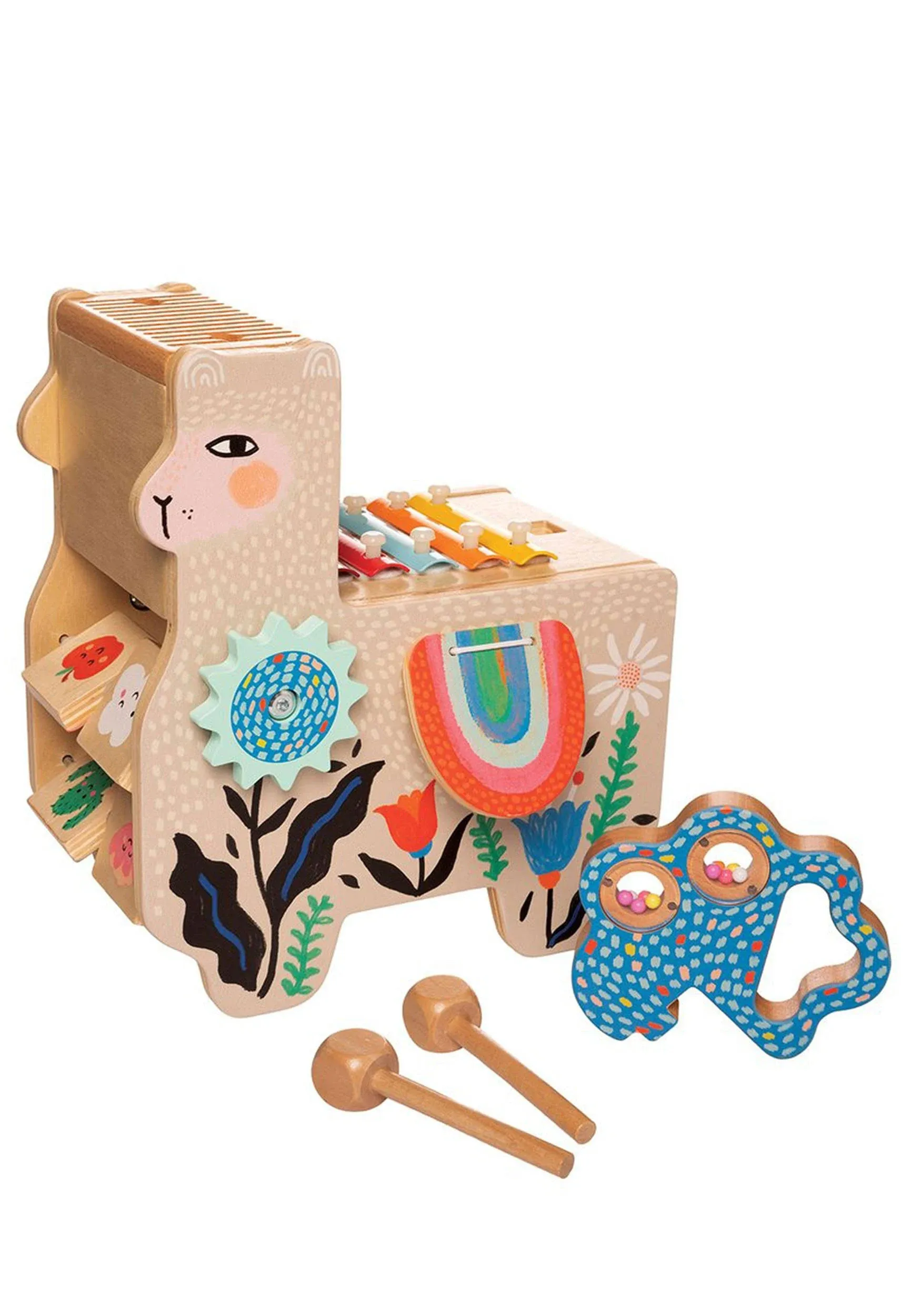 Manhattan Toy® Musical Llama Wooden Instrument with Maraca | 10.6"" x 15.25"" | Michaels®