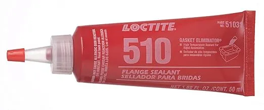Loctite 510 442-51031 50ml Gasket Eliminator Flange Sealant, High Temperature, Red Color