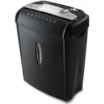 Aurora AU740XA 7-Sheet Crosscut Paper/Credit Card Shredder with Basket, Black