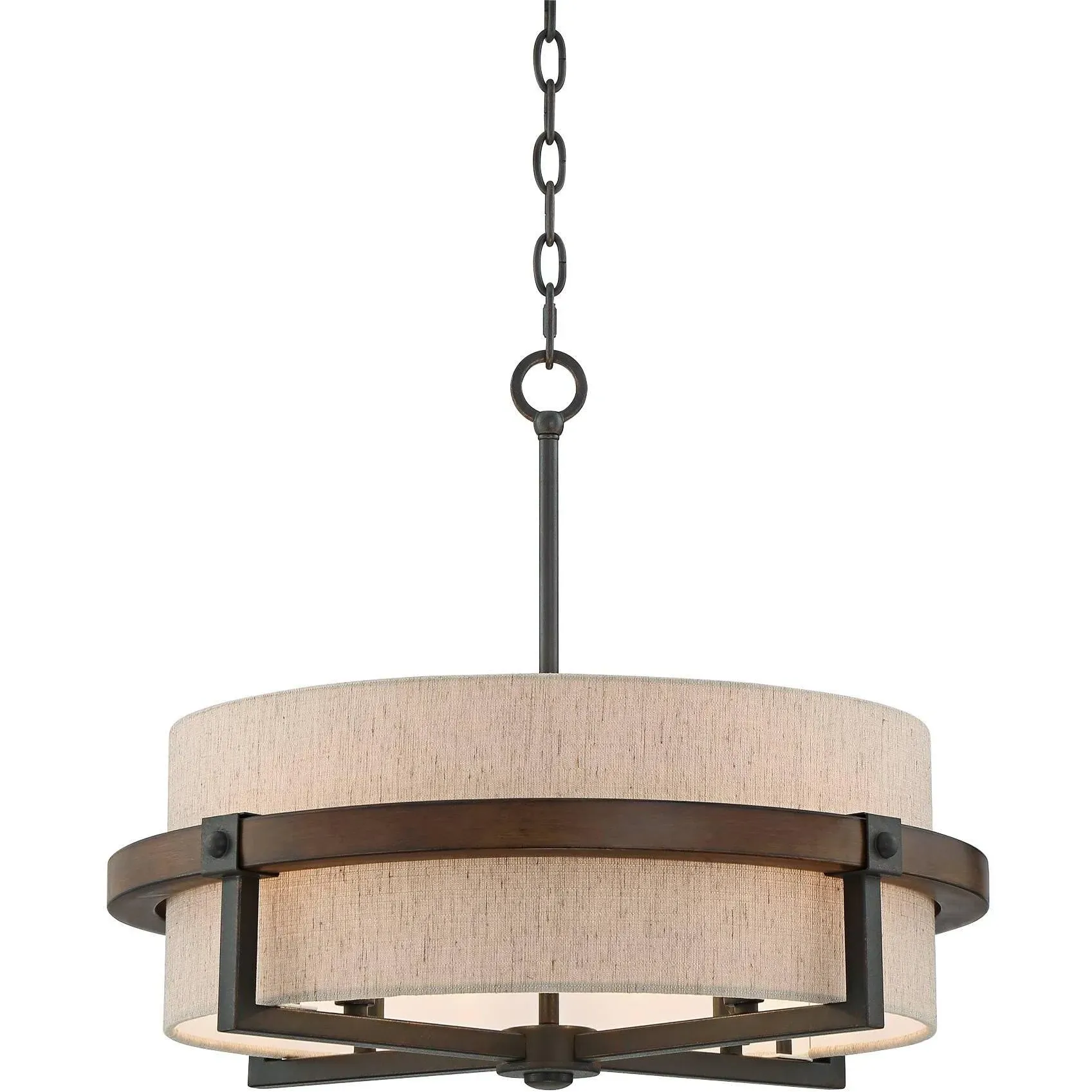 Castille 22" Wide Bronze Pendant Light - Possini Euro Design