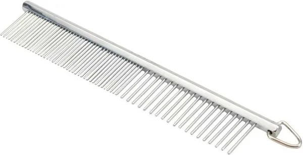 Safari Dog Grooming Comb Medium/Fine Silver 1ea/4,5 in