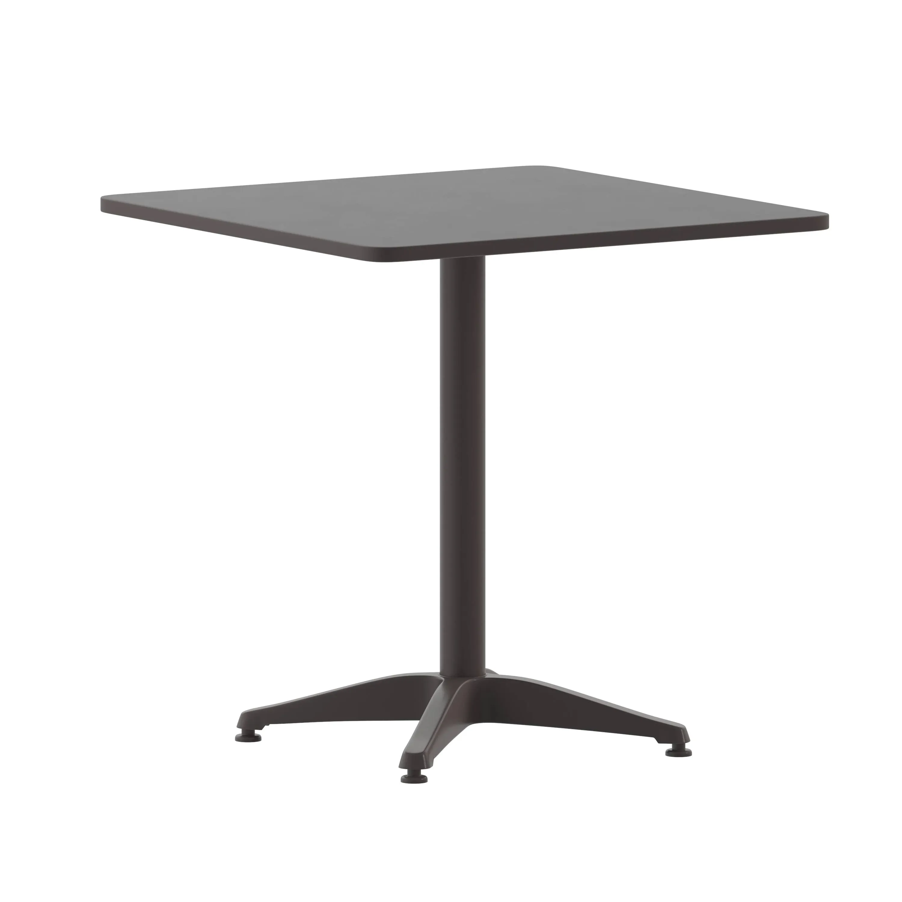 27.5SQ Bronze Metal Table-Flash FurnitureTLH-053-2-BZ-GG