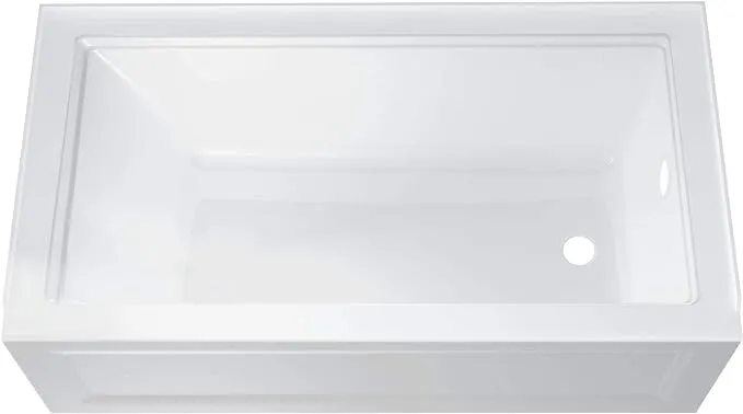 American Standard 2544102.02 Town Square S 60"x32" Bathtub-Right Drain, White