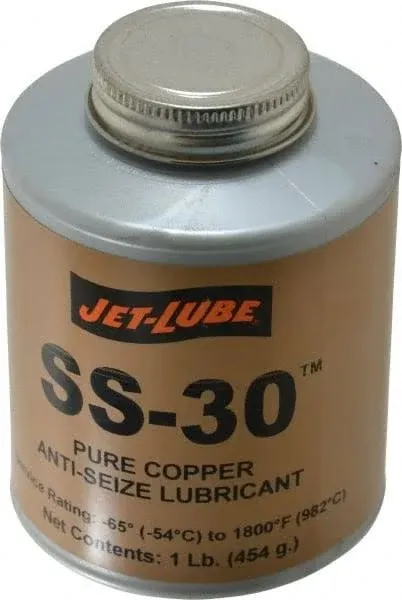 Jet-Lube 12504 SS-30 1lb Pure Copper Hi-Temp Anti Seize