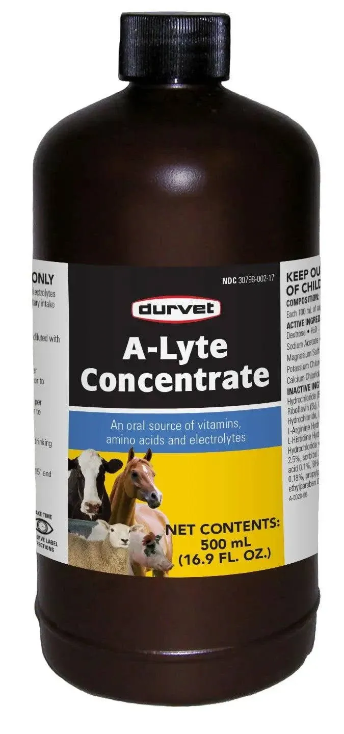 Durvet A-Lyte Concentrate for Dehydration Livestock 500mL