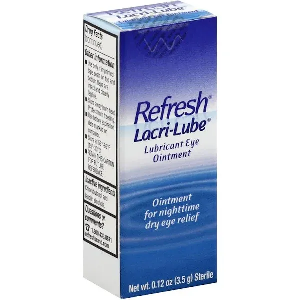 Refresh Lacri-Lube Lubricant Eye Ointment, 3.5 g