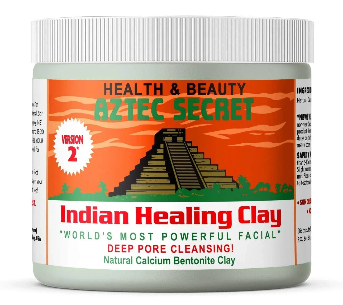 Aztec Secret Indian Healing Deep Pore Cleansing Clay 16oz