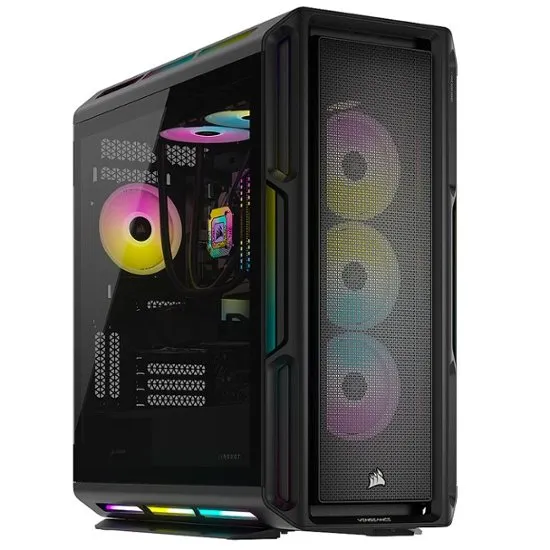 CORSAIR - VENGEANCE i8100 Gaming Desktop - Intel Core i9-13900K-64GB DDR5 6000 MHz Memory-NVIDIA GeForce RTX 4090 - 4TB SSD - Black